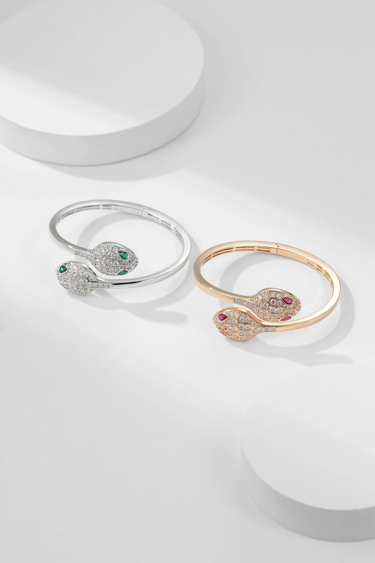 Sparkle jewelry--2v861ri 2colour item：E-S000G1122-2