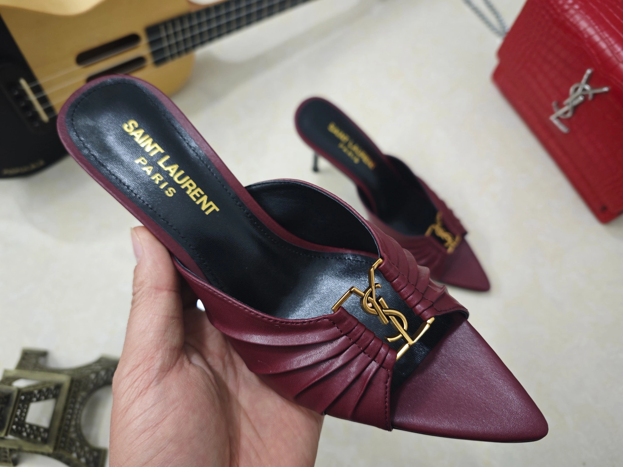 TH--Yv5s 819075AAEHF6629 cowhide sheepskin Heel height：9CM item:ET-X541K2513