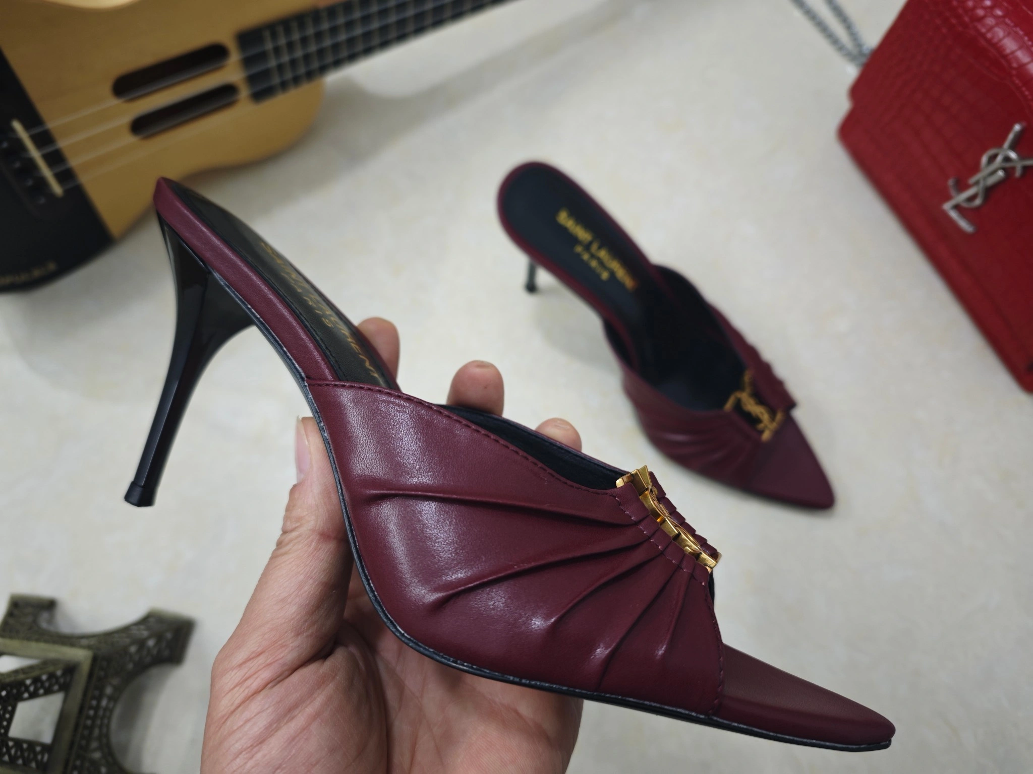 TH--Yv5s 819075AAEHF6629 cowhide sheepskin Heel height：9CM item:ET-X541K2513