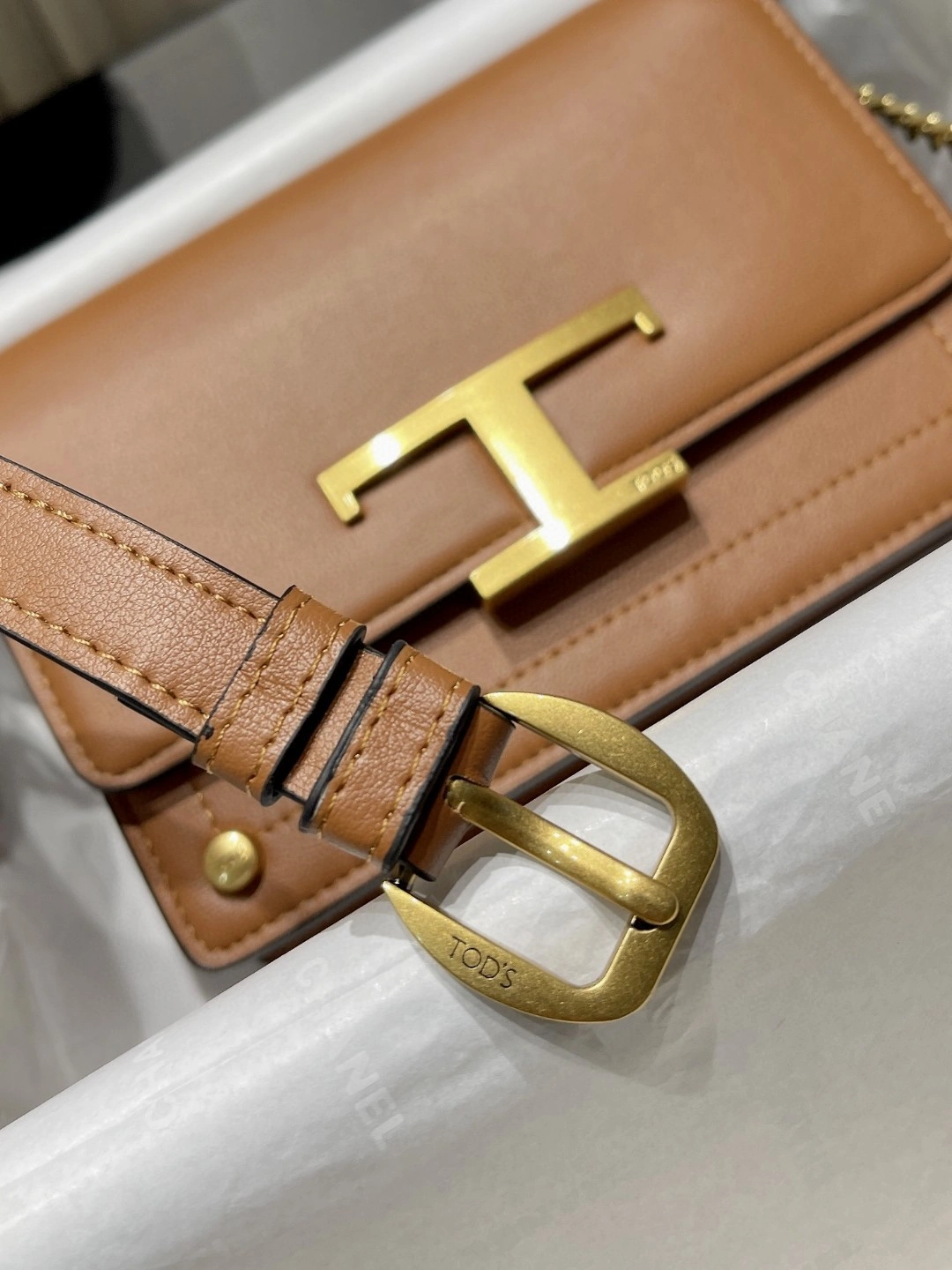 TOD'S XBWTSIRC0L0ROR9998 Timeless item : BT-B299C1853