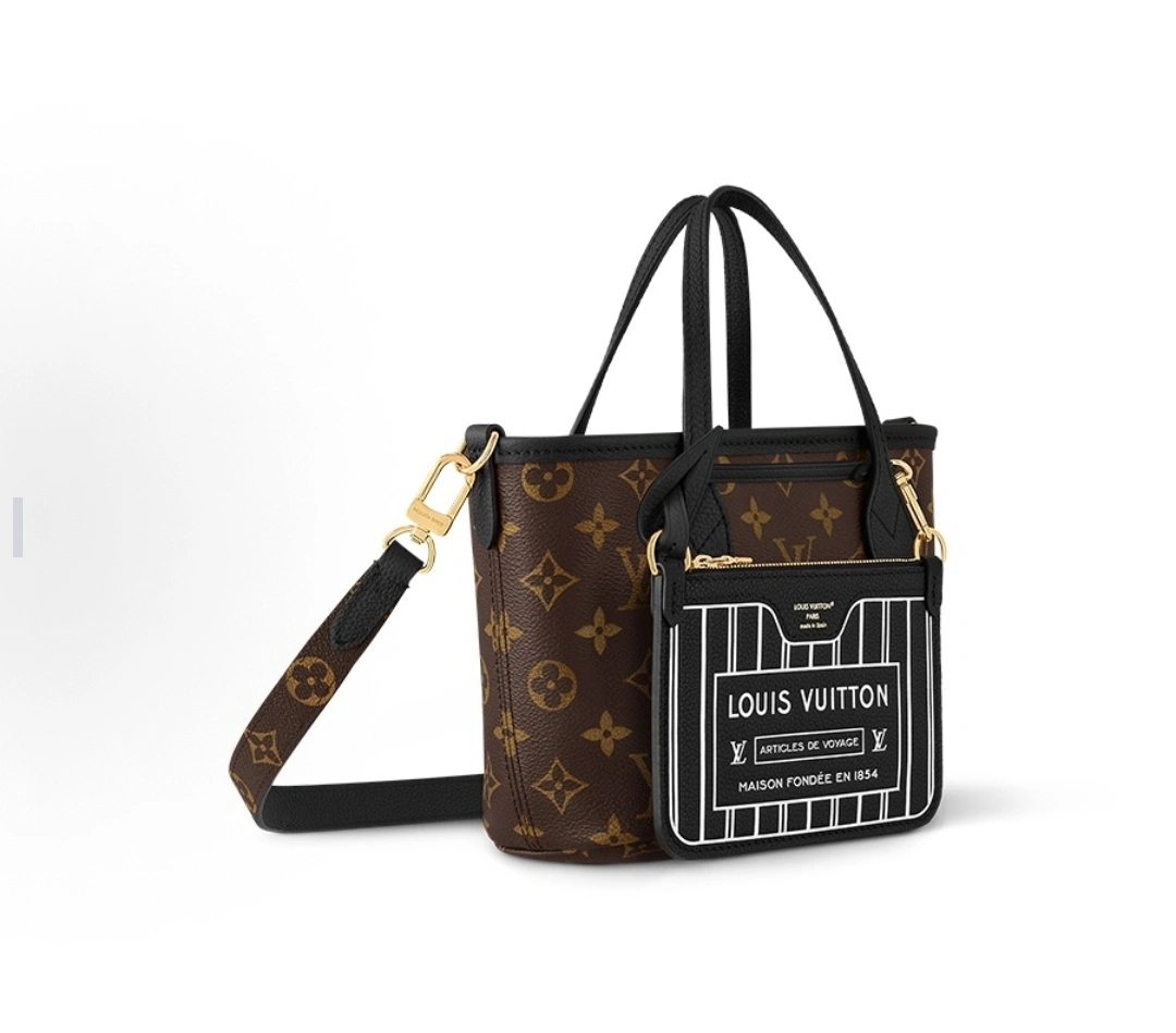 MOMO-- 8V M12099 high quality version Neverfull Bandoulière Inside Out BB item:E-B063C0203