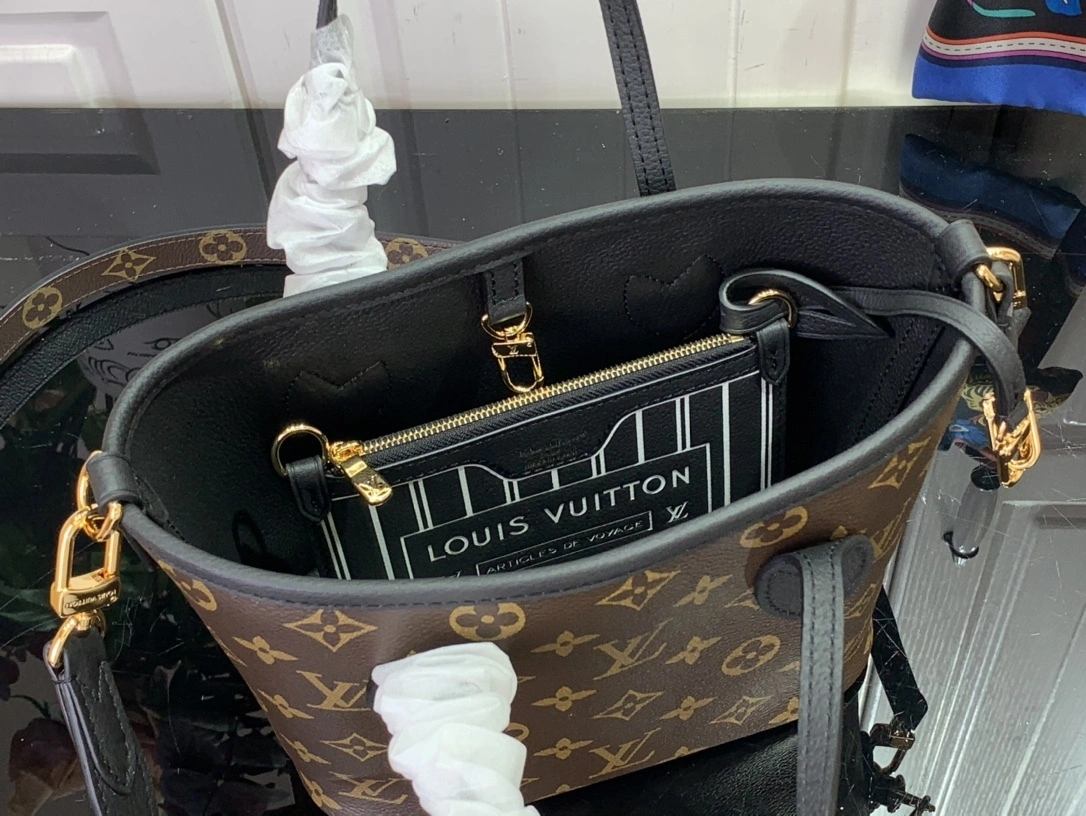 MOMO-- 8V M12099 high quality version Neverfull Bandoulière Inside Out BB item:E-B063C0203