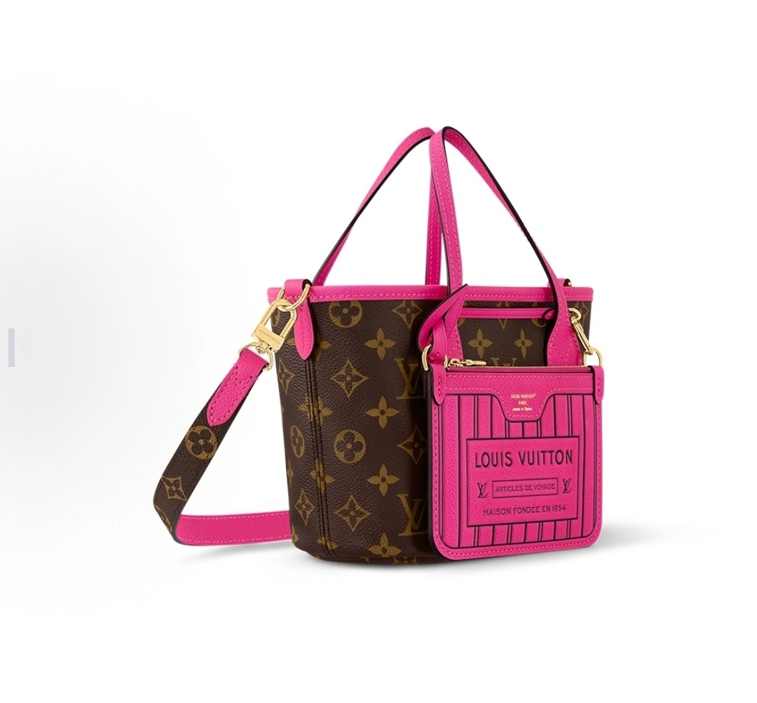 &MOMO-- 8V M12106 high quality version Neverfull Bandoulière Inside Out BB item:E-B063C0204