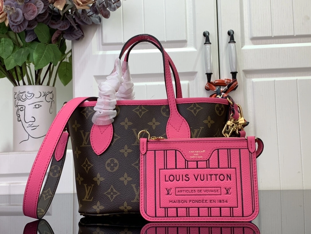&MOMO-- 8V M12106 high quality version Neverfull Bandoulière Inside Out BB item:E-B063C0204