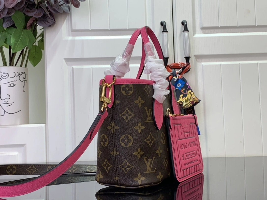&MOMO-- 8V M12106 high quality version Neverfull Bandoulière Inside Out BB item:E-B063C0204