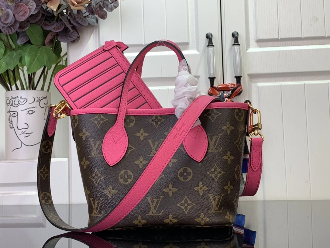 &MOMO-- 8V M12106 high quality version Neverfull Bandoulière Inside Out BB item:E-B063C0204