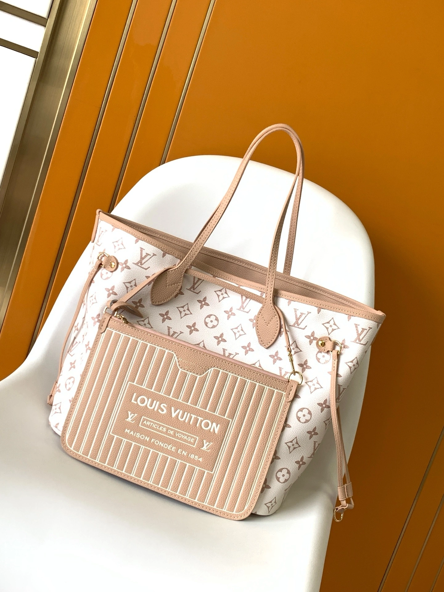 MOMO-- 8V M25665 high quality version Neverfull Bandoulière Inside Out BB item:E-B330I0714