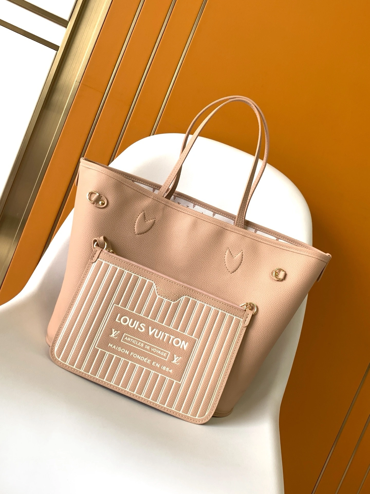 MOMO-- 8V M25665 high quality version Neverfull Bandoulière Inside Out BB item:E-B330I0714