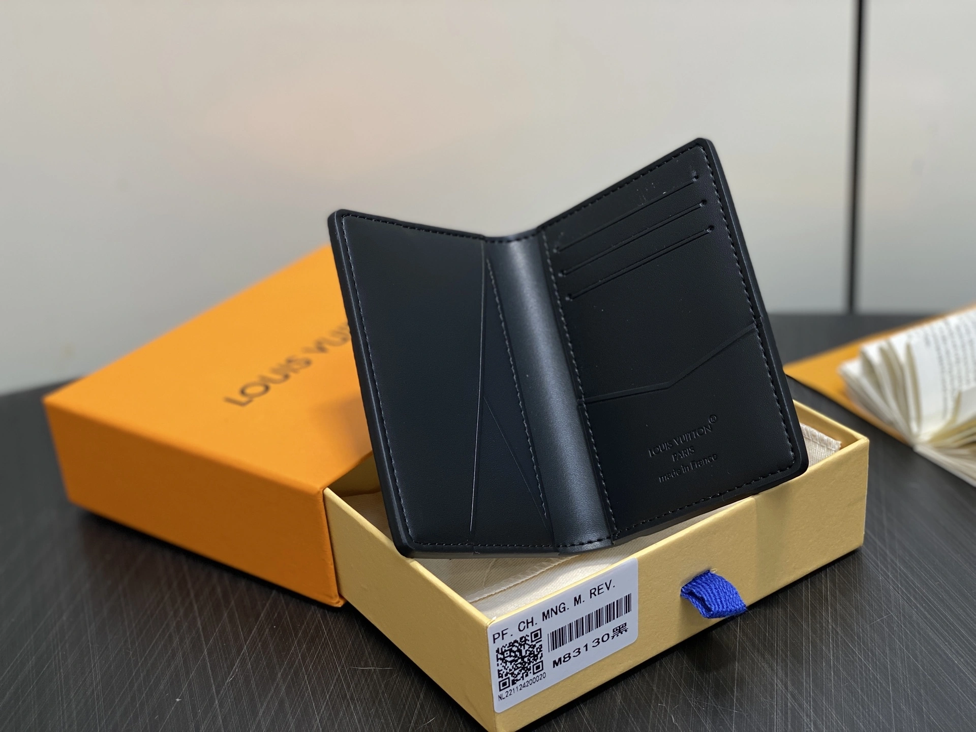 MOMO-- 8V M25951 high quality version Pocket organizer Aerogram Calfskin item:E-B000J1804