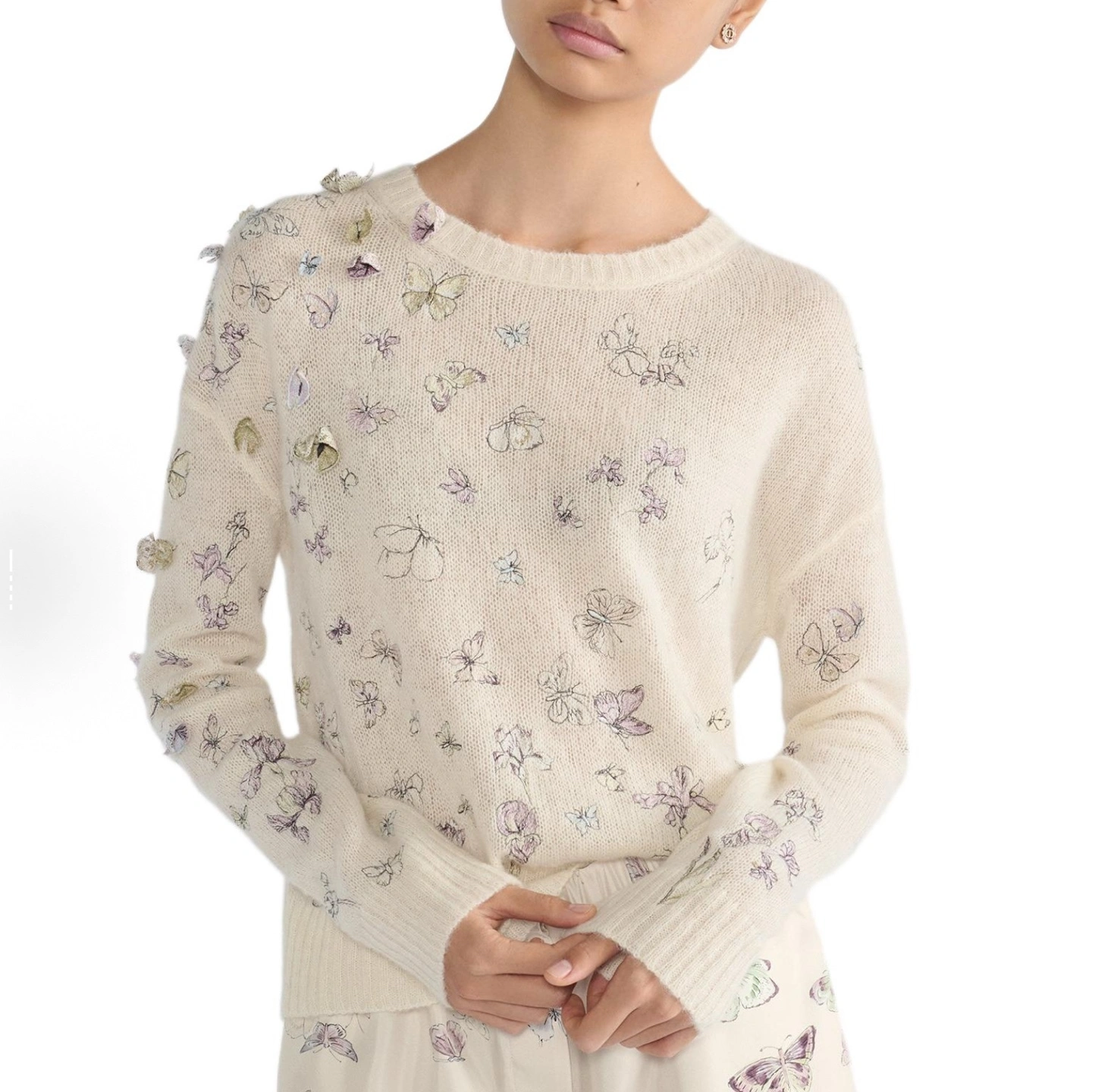 Victoria -- 4ior wool embroidery oversized item:E-F140L1922H