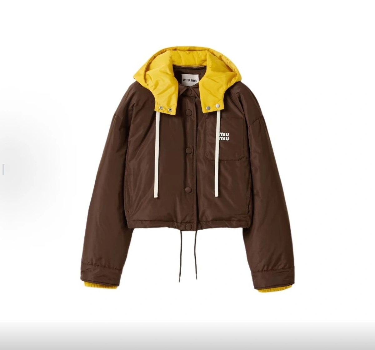 Victoria -- 7iu7iu Down jacket nylon white goose down item:E-F061I0758