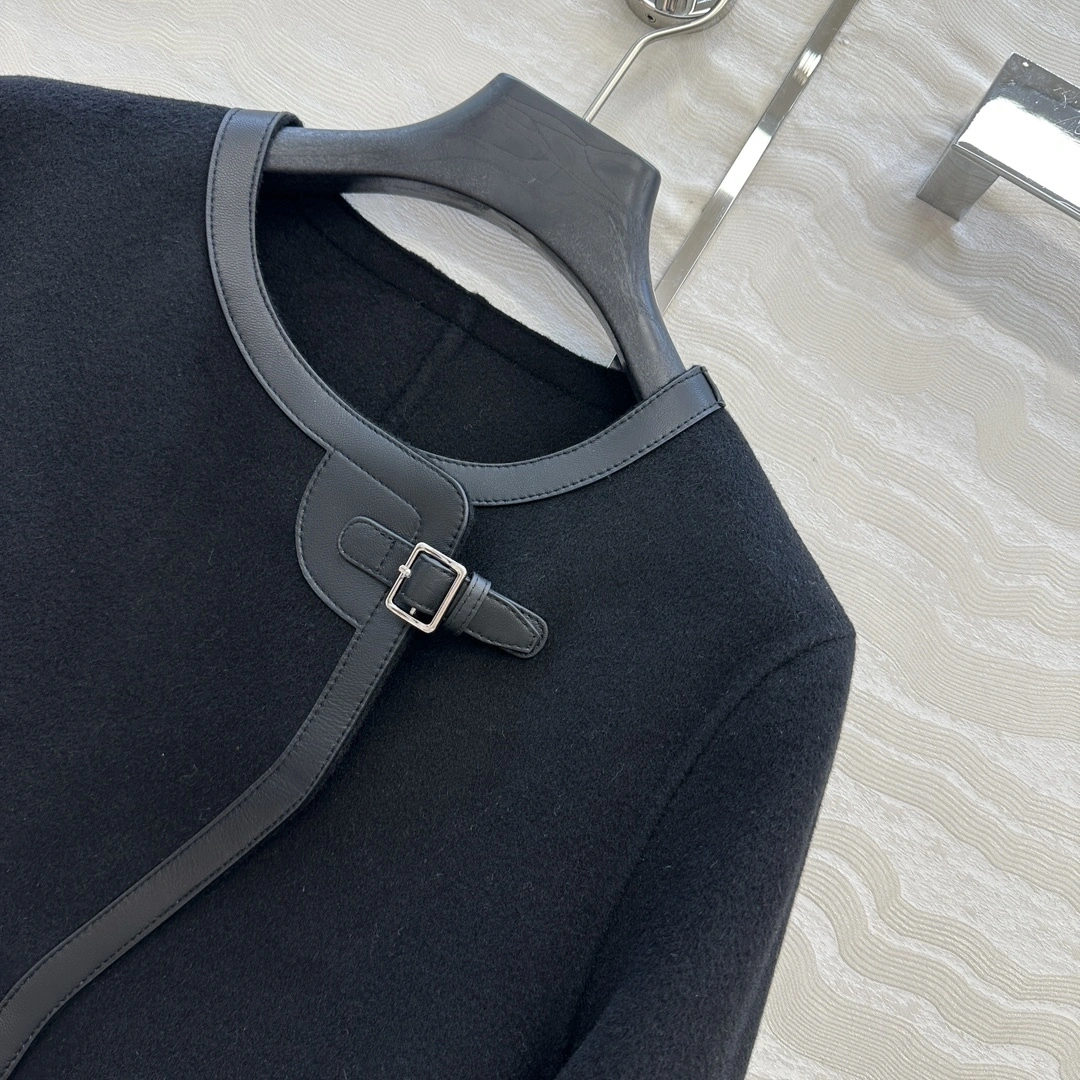 Victoria -- H5r75s 90 wool 10 cashmere embroidery sheepskin item:E-F061I0757