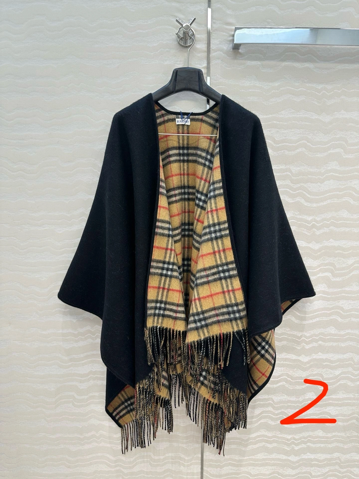 Victoria-- 2ur25rry cashmere reversible 2colour item:E-F327J0907-2