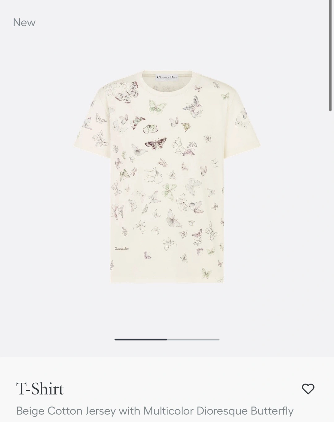 Victoria-- 4ior Butterfly Print Cotton T-Shirt Cotton item:E-F140L2742H