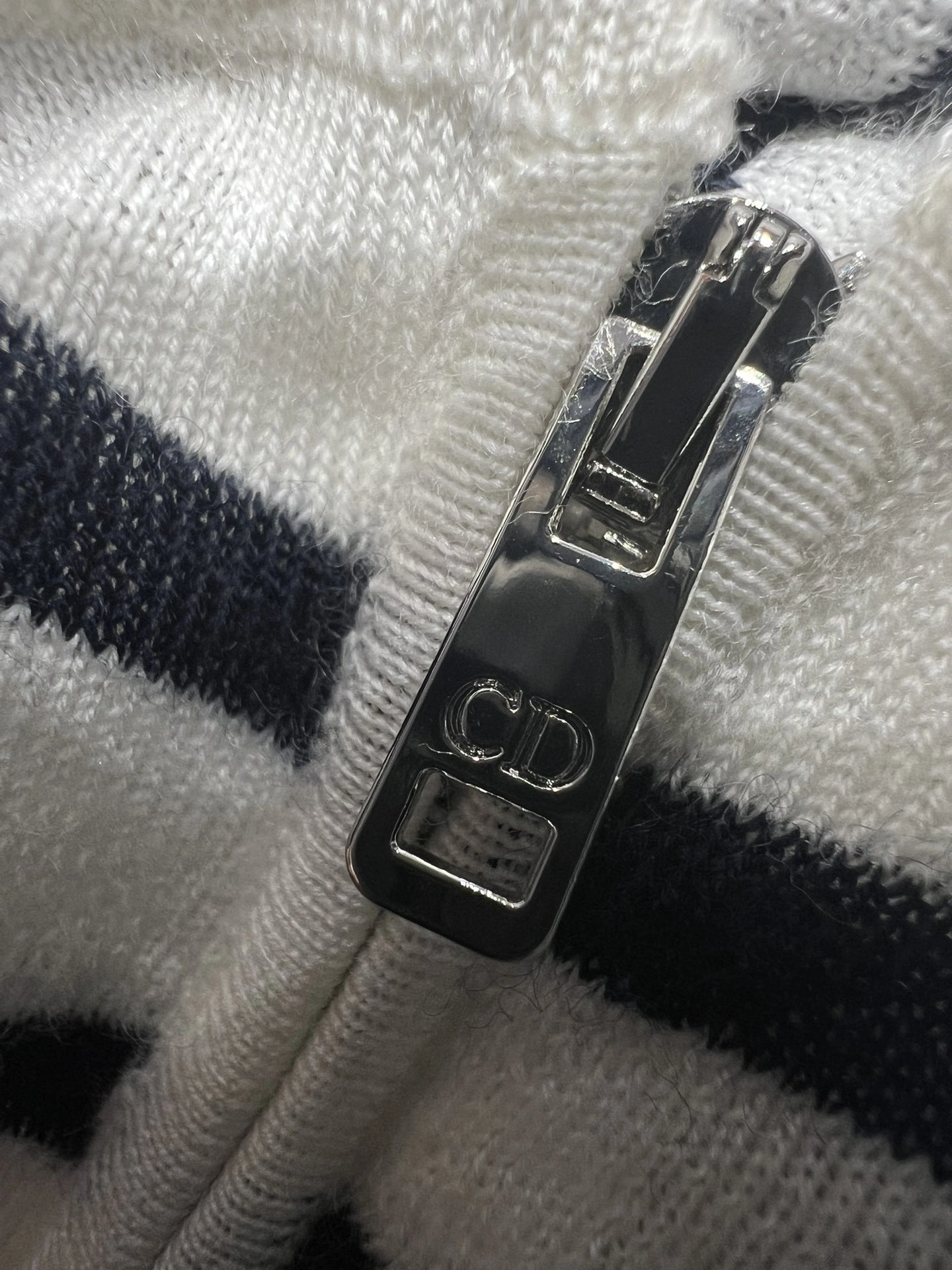 Victoria-- 4ior Striped Knit Hoodie item:F-F140A1402H