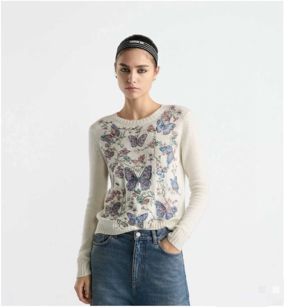 Victoria - 4ior embroidery Cashmere item:E-F000E0403