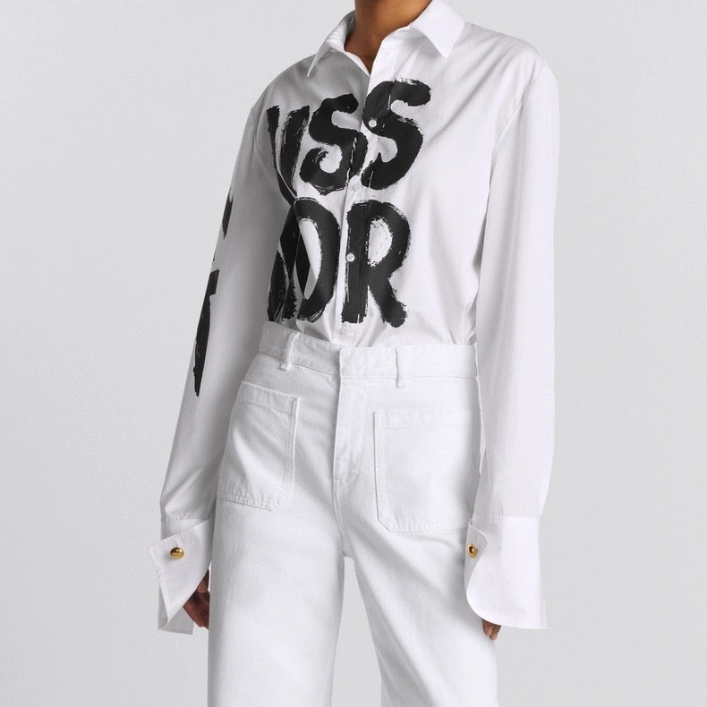 &Victoria-- 4ior oversized cotton 2colour item:D-F044K1337-2