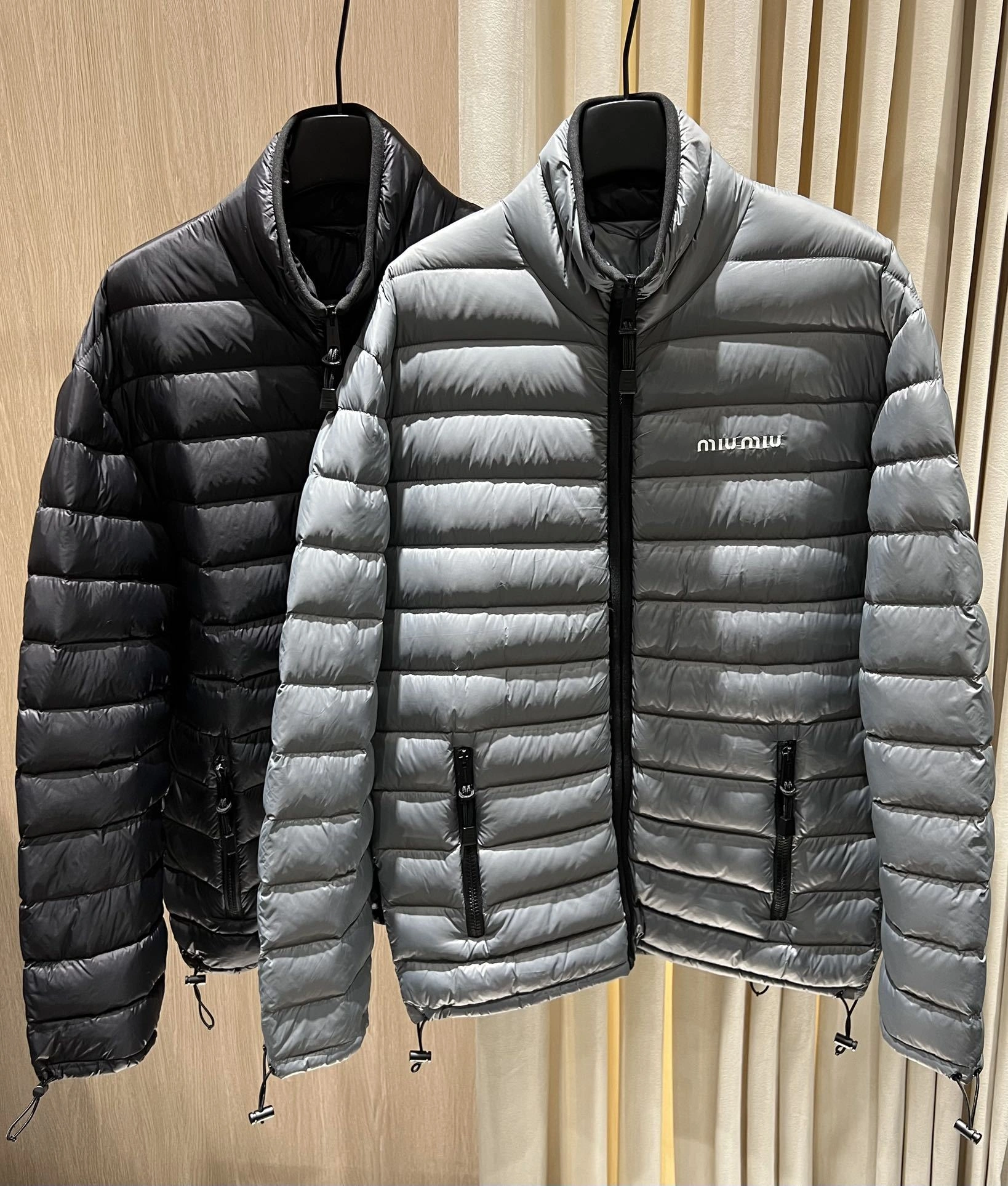 Victoria-- 7iu7iu Down jacket goose down embroidery 2colour item:E-140J0810-2H