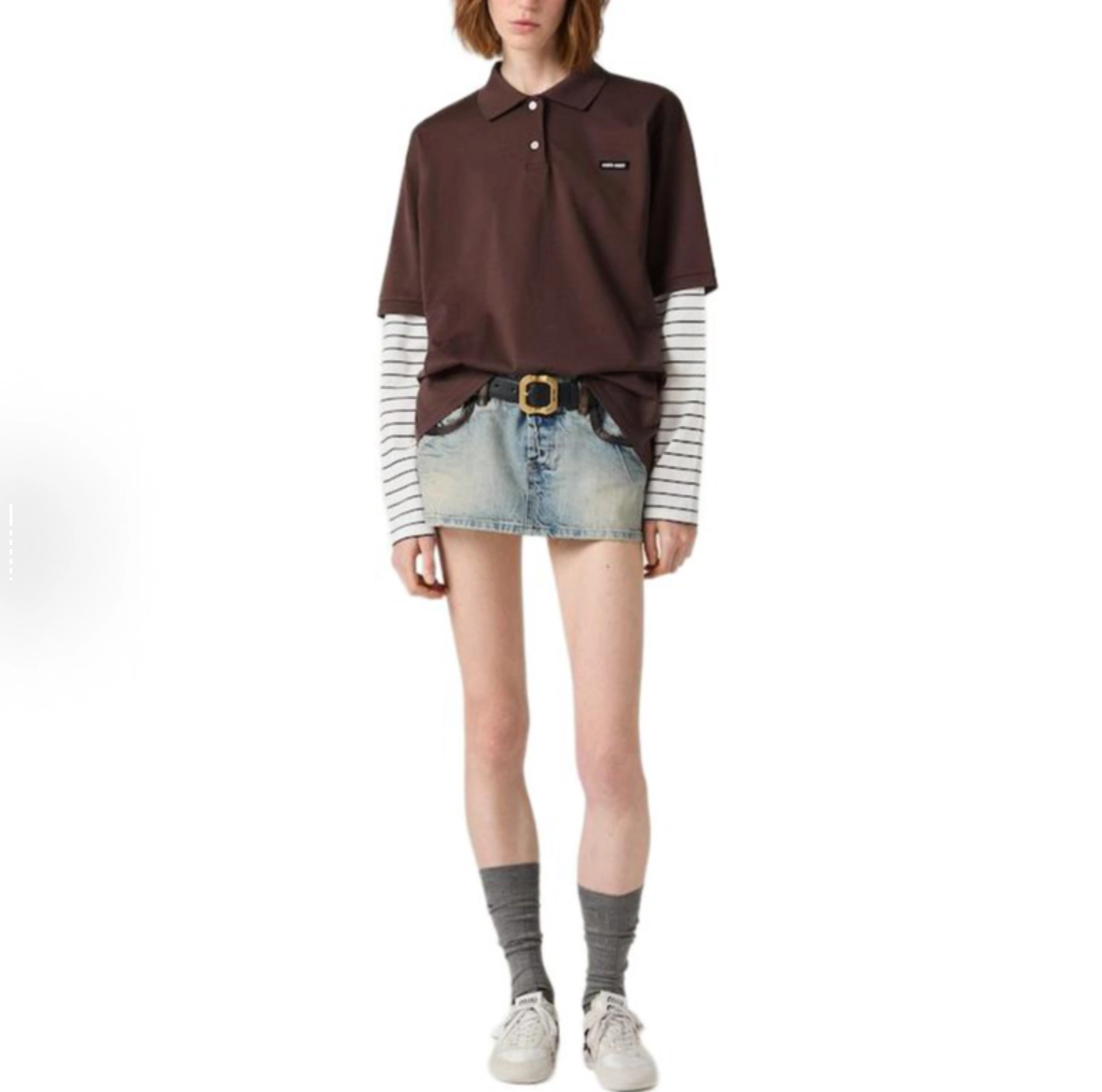 Victoria-- 7iu7iu PoLo Cotton oversize item:E-F363I2312H