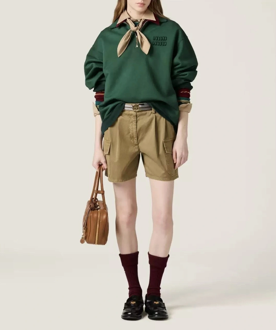 Victoria-- 7iu7iu Polo embroidery Cotton oversize item:E-F361J0804H