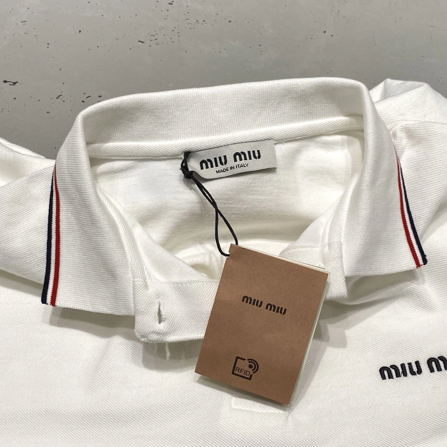 Victoria-- 7iu7iu Polo embroidery oversize item:E-F361J0811H