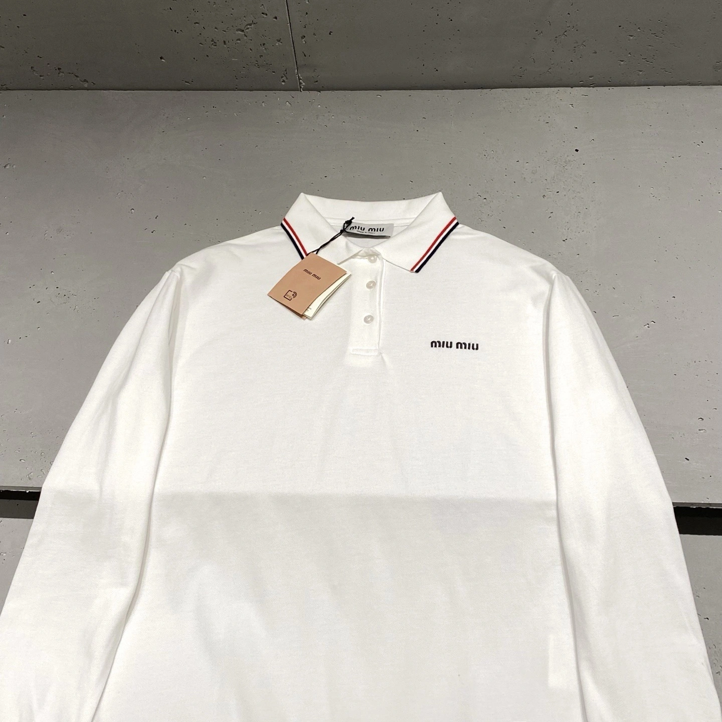 Victoria-- 7iu7iu Polo embroidery oversize item:E-F361J0811H