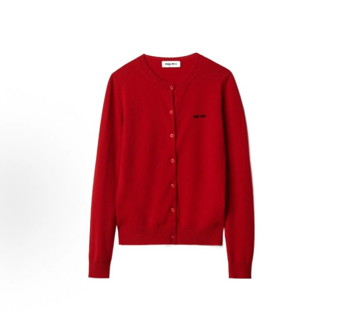 Victoria-- 7iu7iu Wool Knit Cardigan embroidery item:F-F140A1411H