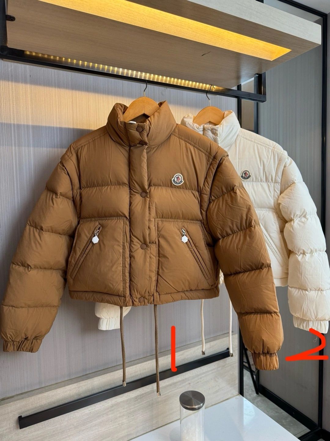 Victoria-- 7o9385r Down jacket goose down 2colour item: E-F409I1519-2