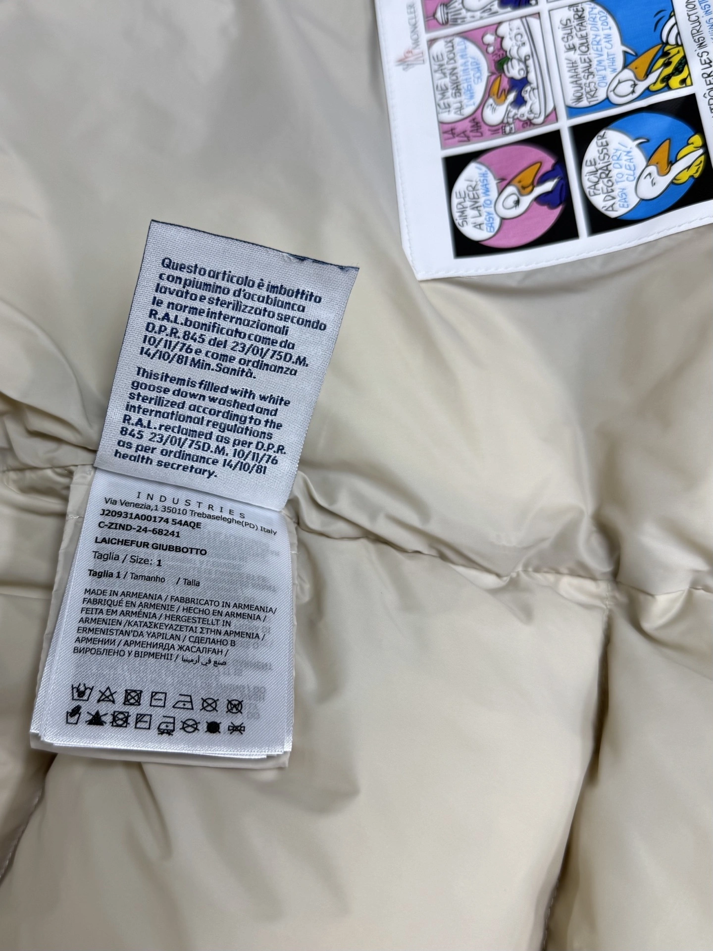 Victoria-- 7o9385r Down jacket goose down 2colour item:E-F409J2218-2H