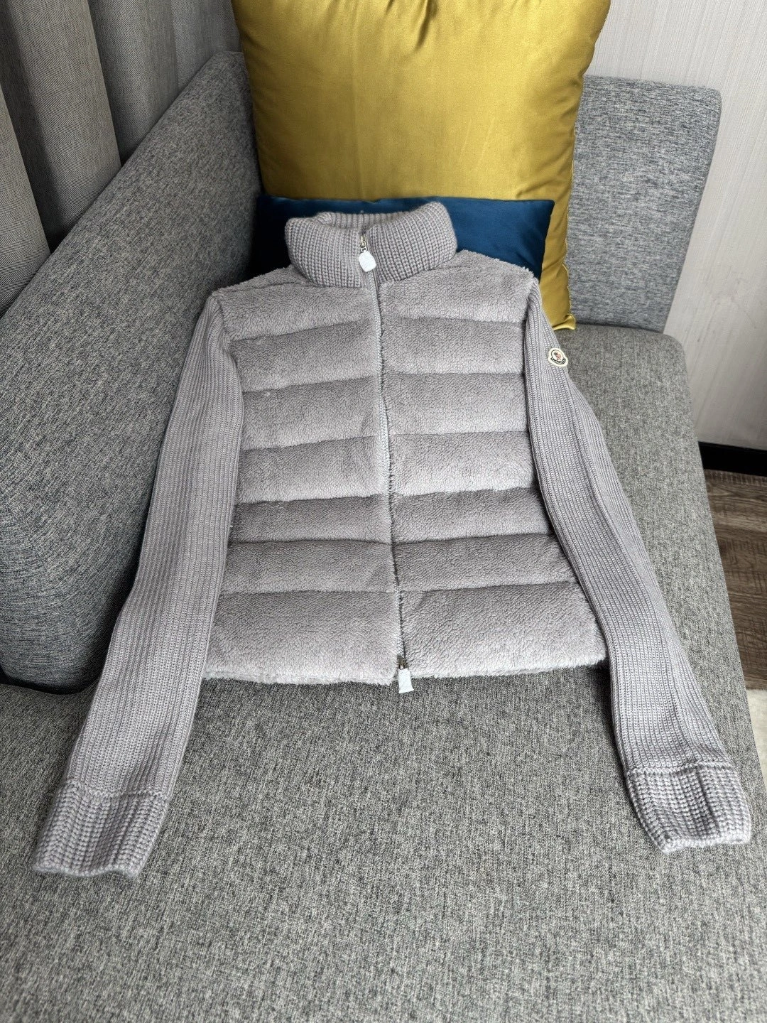 Victoria-- 7o9385r Down jacket goose down wool 3colour item: E-F409I1517-3