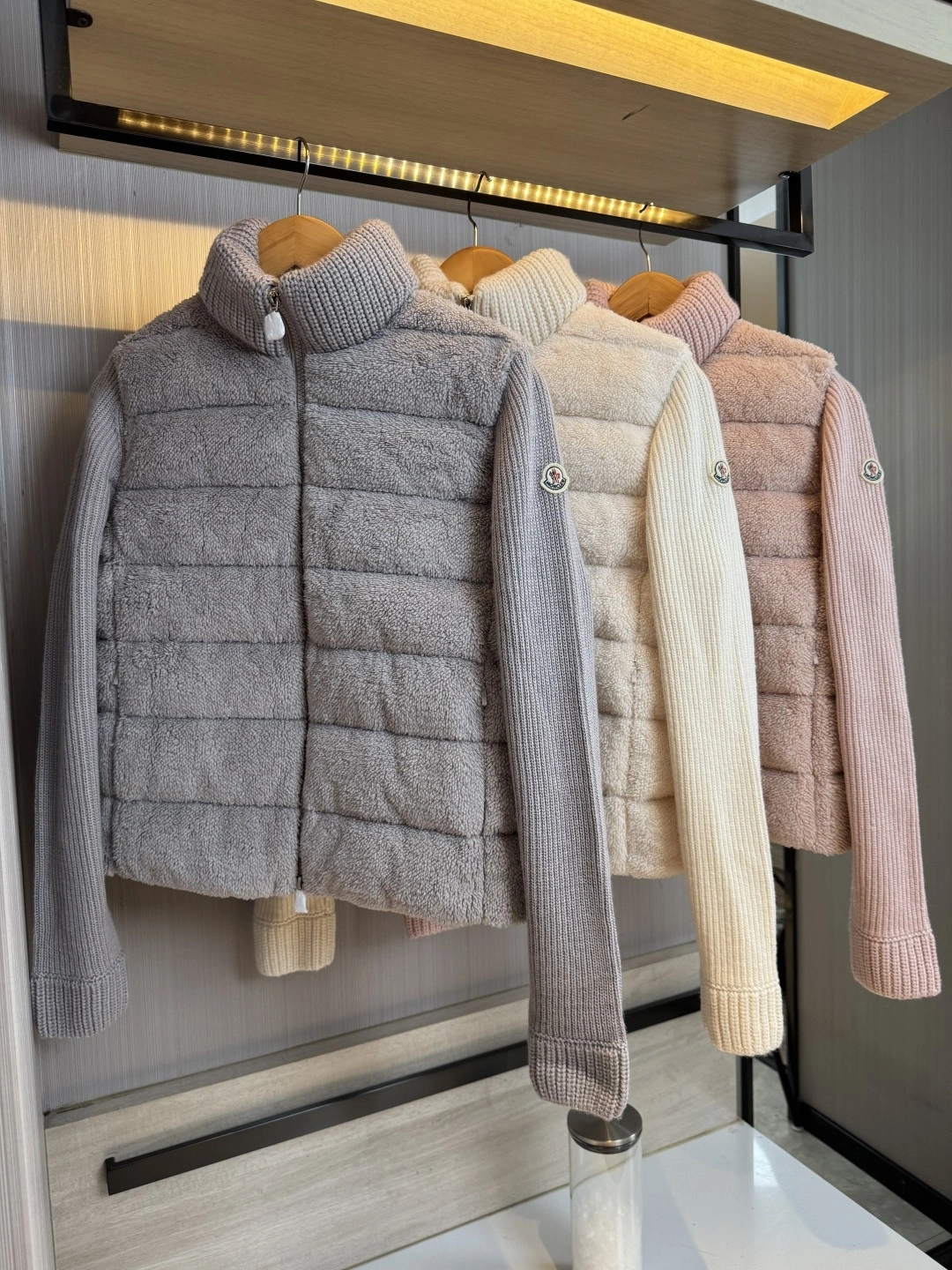 Victoria-- 7o9385r Down jacket goose down wool 3colour item: E-F409I1517-3