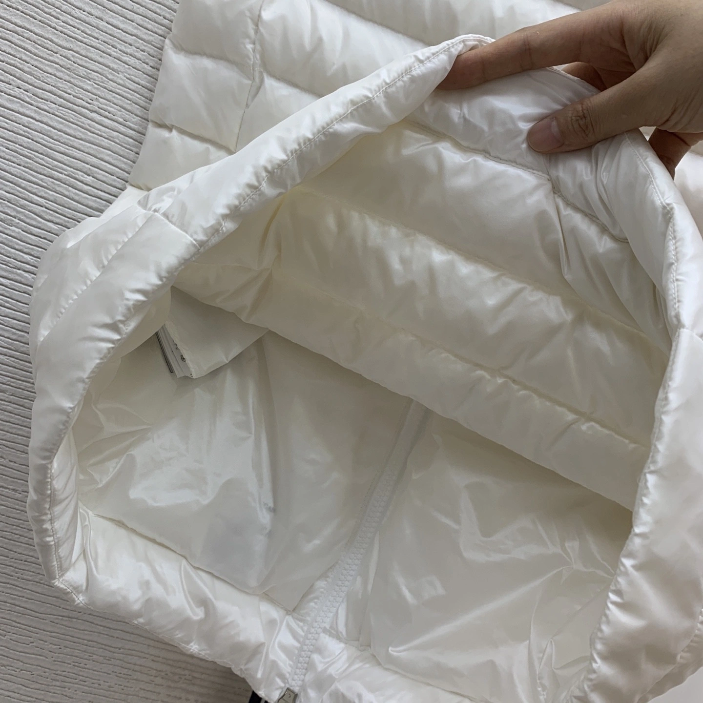 Victoria-- 7o9385r Down jacket white goose down 2colour item: E-F044J0531-2