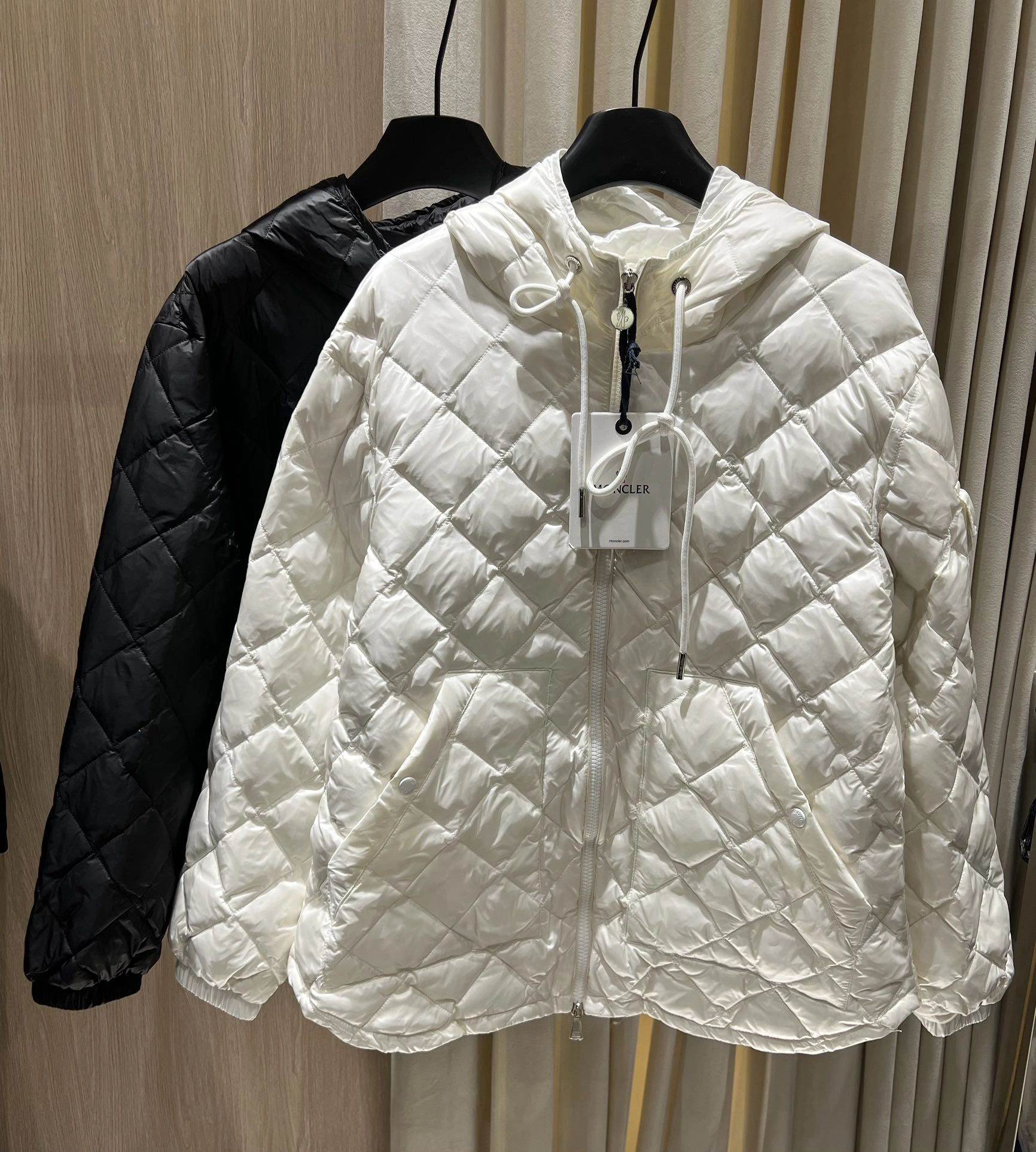 Victoria-- 7o9385r Down jacket white goose down 2colour item: E-F140J1219-2H