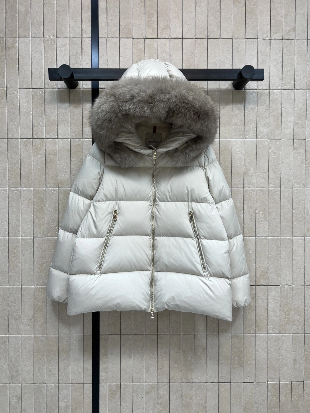 Victoria-- 7o9385r Down jacket white goose down 2colour item:E-F327J0929-2