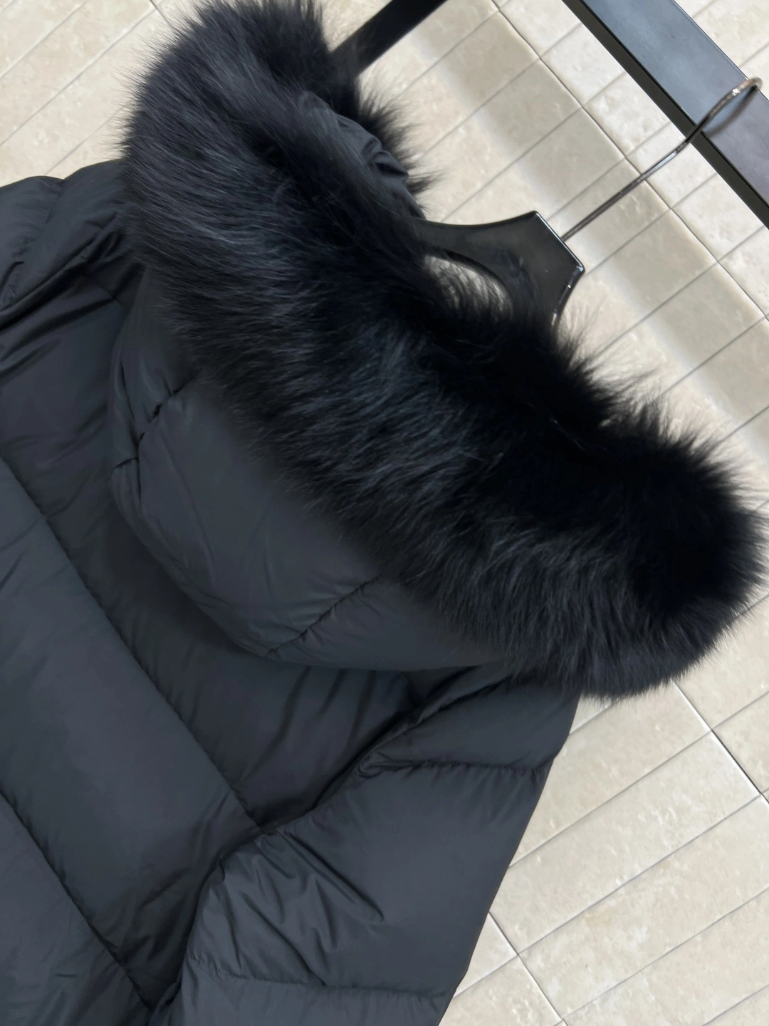 Victoria-- 7o9385r Down jacket white goose down 2colour item:E-F327J0929-2