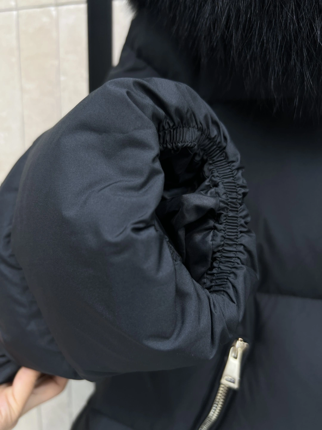 Victoria-- 7o9385r Down jacket white goose down 2colour item:E-F327J0929-2
