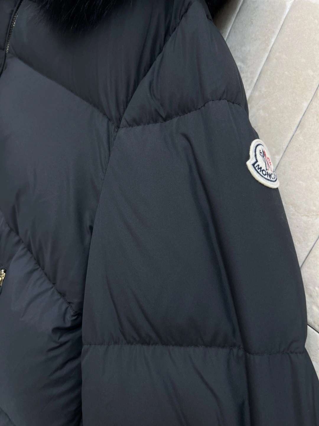 Victoria-- 7o9385r Down jacket white goose down 2colour item:E-F327J0929-2