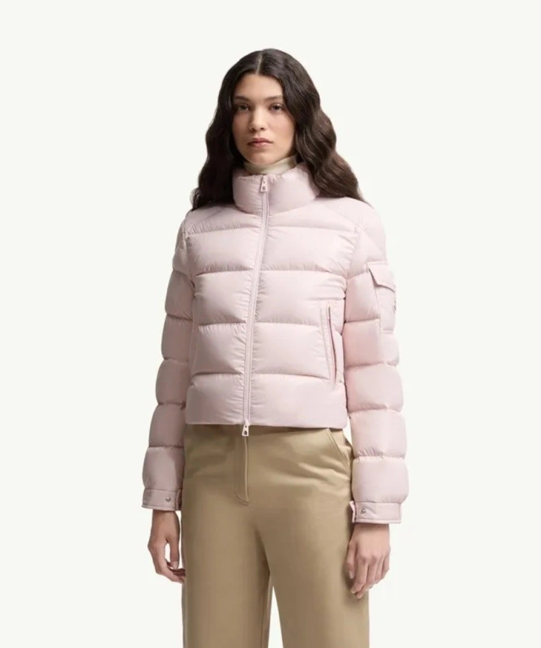 Victoria-- 7o9385r Down jacket white goose down 2colour item:E-F327J0932-2