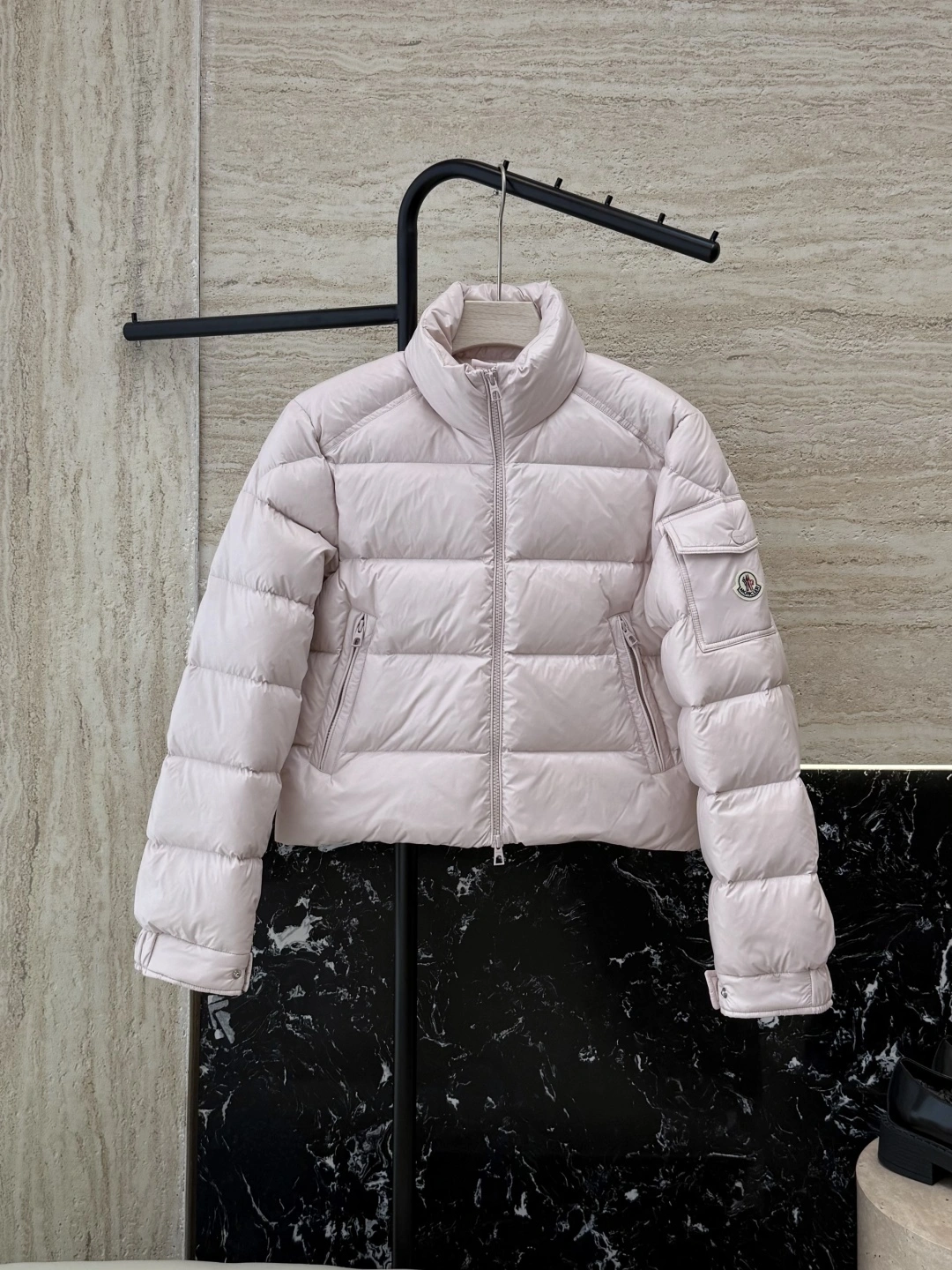 Victoria-- 7o9385r Down jacket white goose down 2colour item:E-F327J0932-2