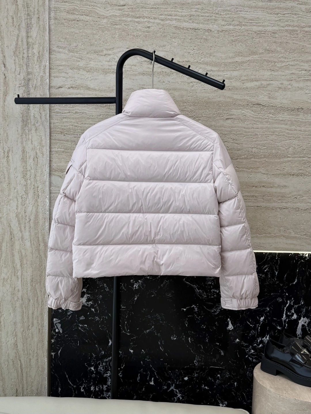 Victoria-- 7o9385r Down jacket white goose down 2colour item:E-F327J0932-2
