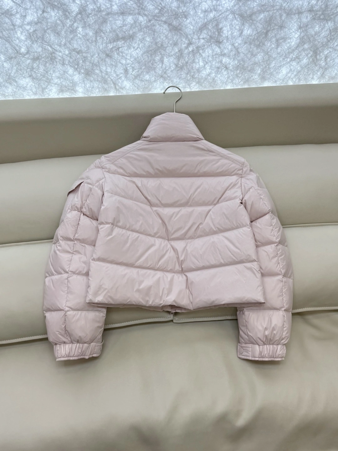 Victoria-- 7o9385r Down jacket white goose down 2colour item:E-F327J0932-2
