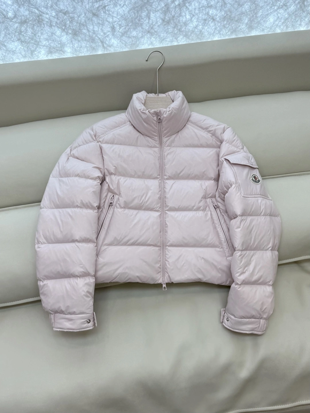 Victoria-- 7o9385r Down jacket white goose down 2colour item:E-F327J0932-2