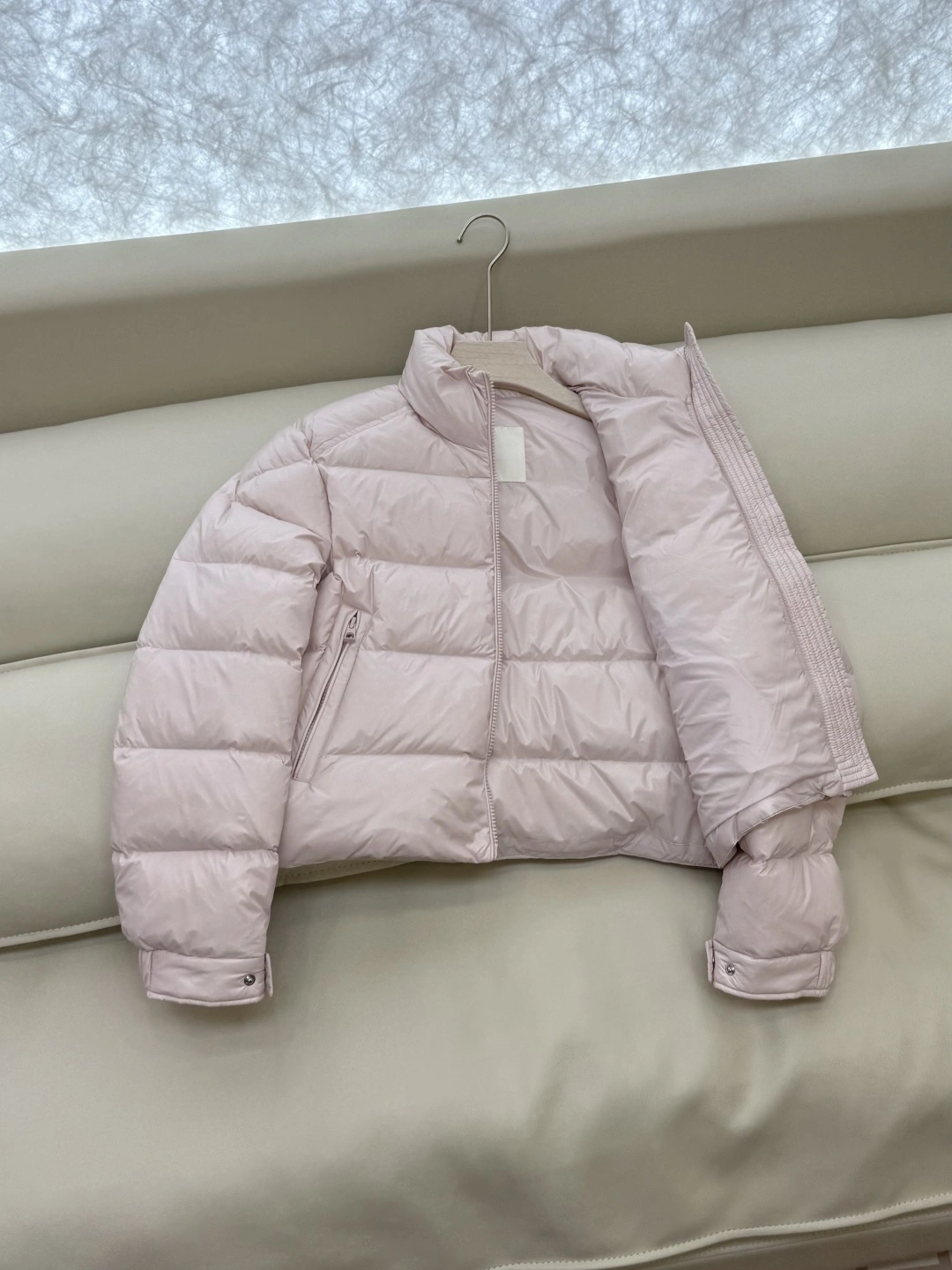 Victoria-- 7o9385r Down jacket white goose down 2colour item:E-F327J0932-2