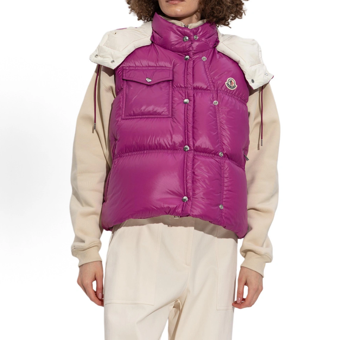 Victoria - 7o9385r Down jacket white goose down 3colour item:E-F327I1613-3H