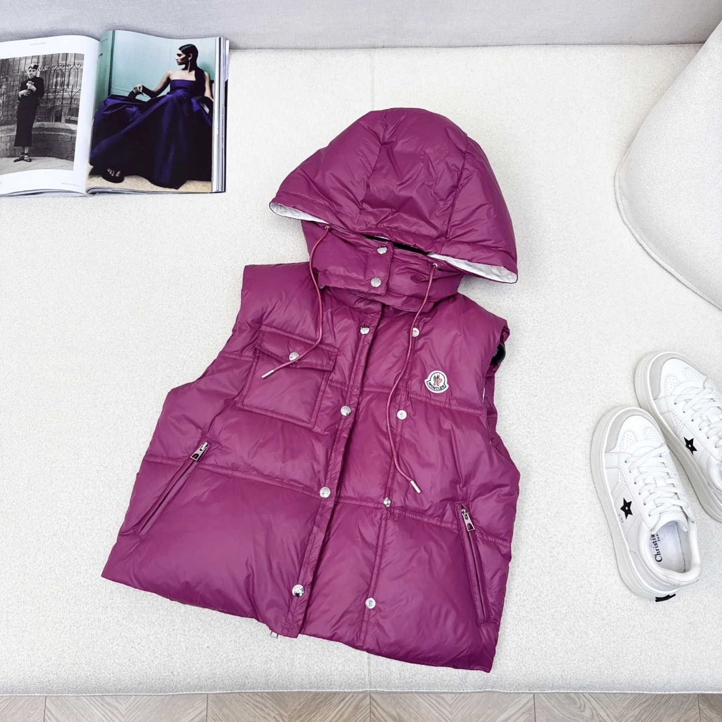 Victoria - 7o9385r Down jacket white goose down 3colour item:E-F327I1613-3H
