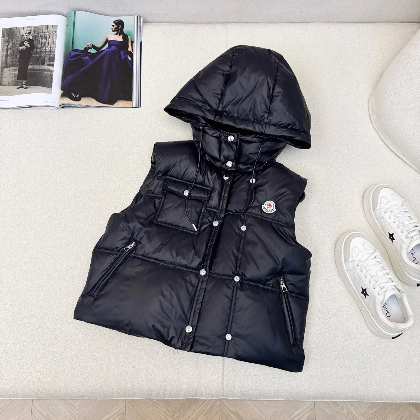 Victoria - 7o9385r Down jacket white goose down 3colour item:E-F327I1613-3H