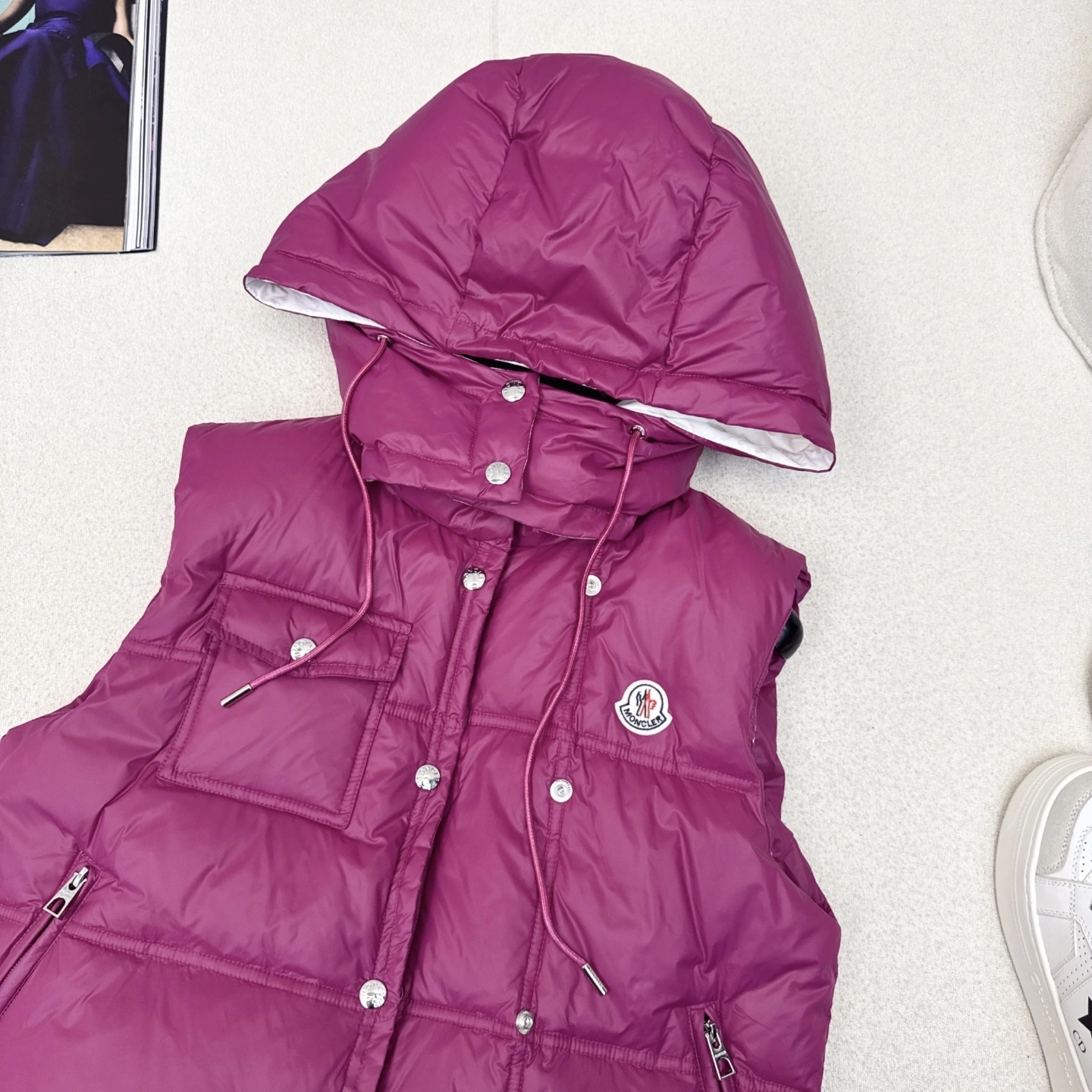 Victoria - 7o9385r Down jacket white goose down 3colour item:E-F327I1613-3H