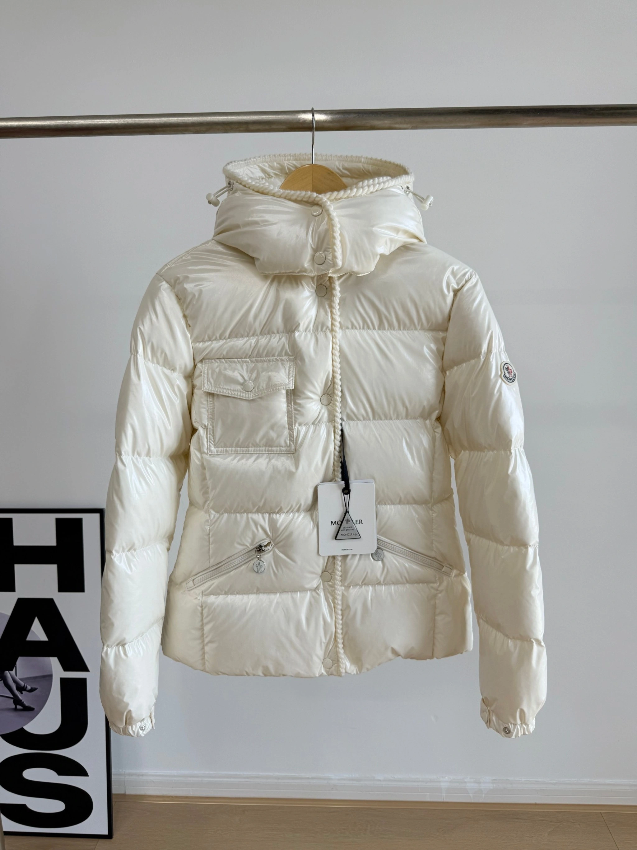 Victoria-- 7o9385r Down jacket white goose down 4colour item: E-F190I2957-4H