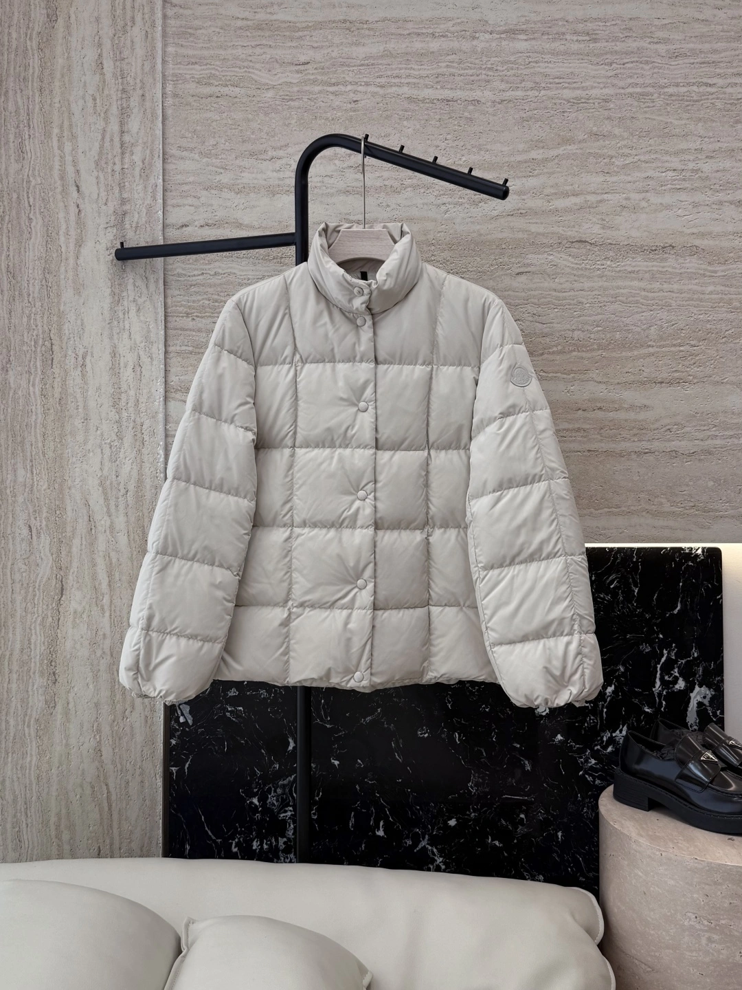 Victoria-- 7o9385r Down jacket white goose down item:E-F327J0931