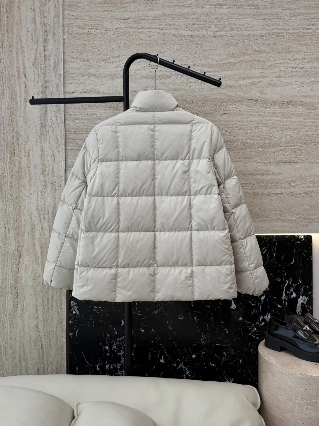 Victoria-- 7o9385r Down jacket white goose down item:E-F327J0931